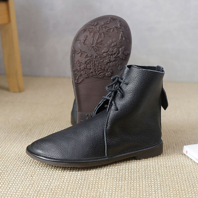 Comfortable Lace Up Winter Boots