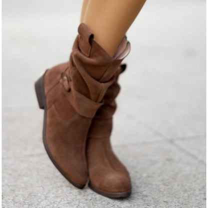Stylish Ankle Boots with Zip Detail