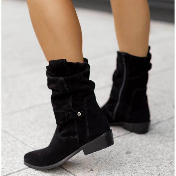 Stylish Ankle Boots with Zip Detail