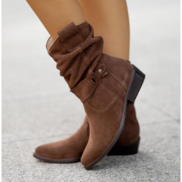 Stylish Ankle Boots with Zip Detail