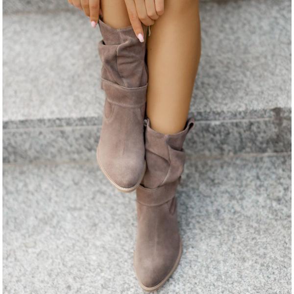 Stylish Ankle Boots with Zip Detail