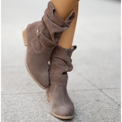 Stylish Ankle Boots with Zip Detail