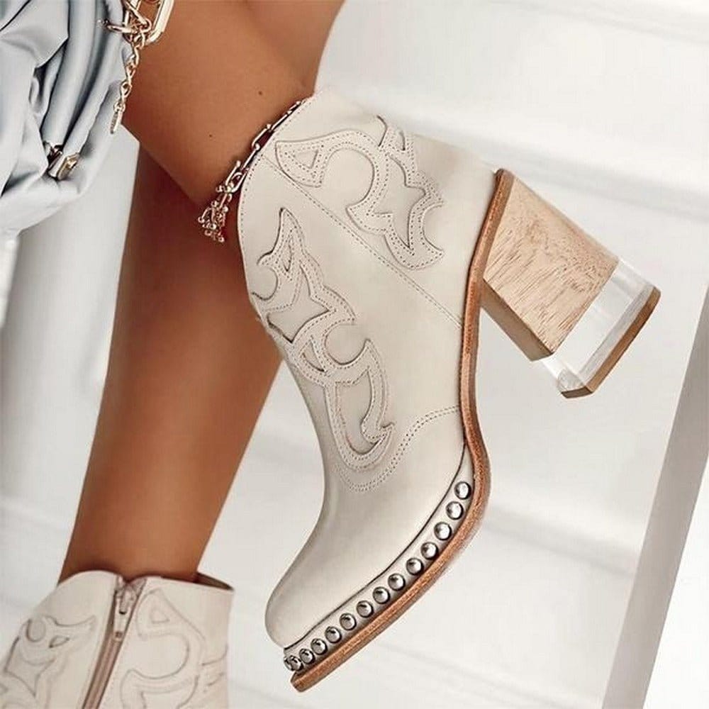 Classic Cowboy Ankle Boots