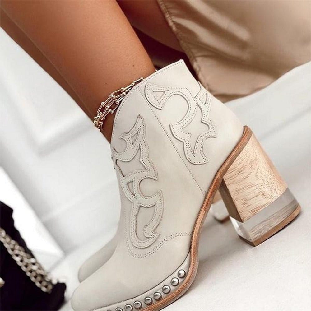 Classic Cowboy Ankle Boots