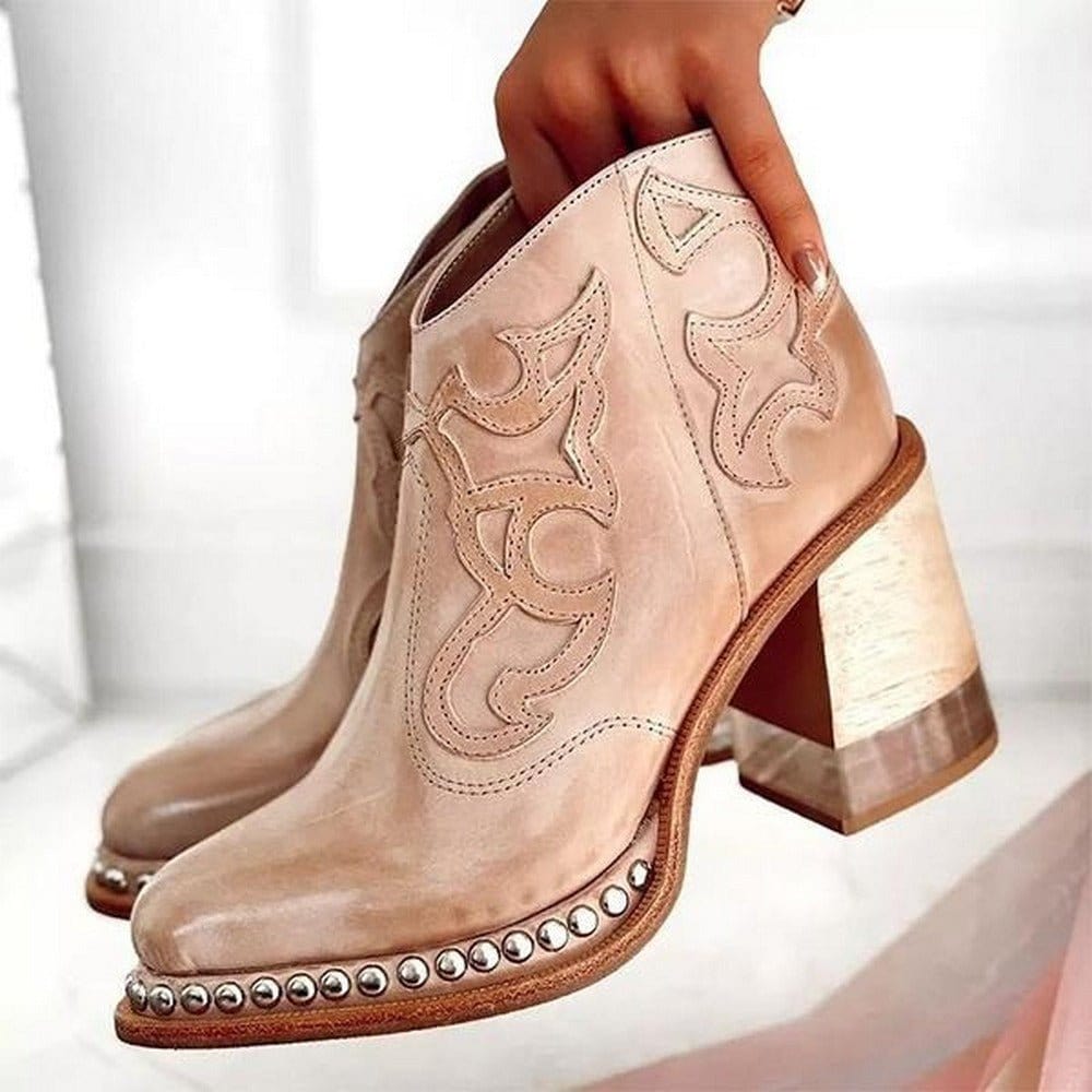 Classic Cowboy Ankle Boots