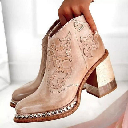 Classic Cowboy Ankle Boots