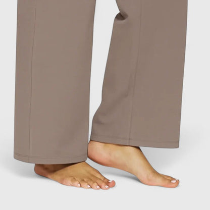 Comfortable High Waisted Wide Leg Women's Pants