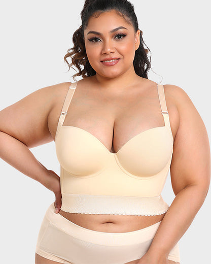Slimming Supportive Longline Full Coverage Bra