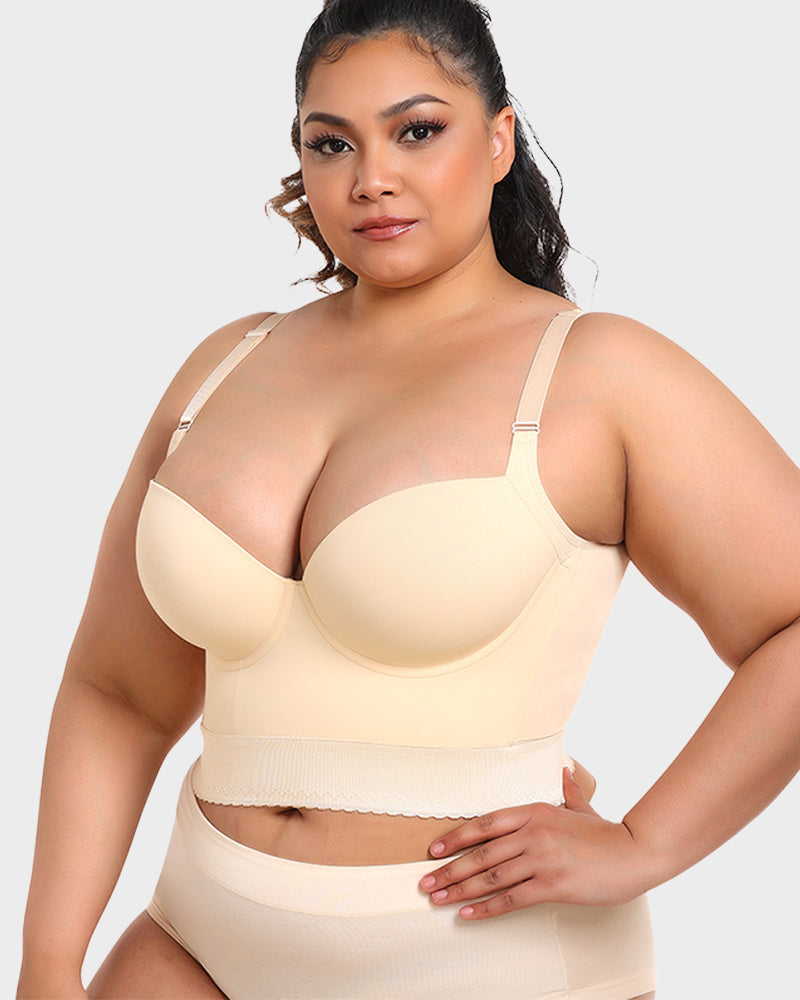 Slimming Supportive Longline Full Coverage Bra