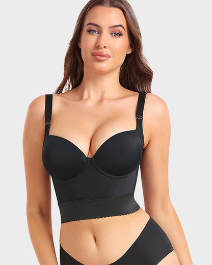 Slimming Supportive Longline Full Coverage Bra - VibreMode