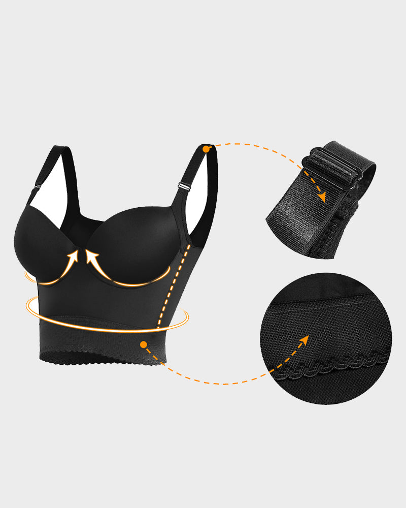 Slimming Supportive Longline Full Coverage Bra