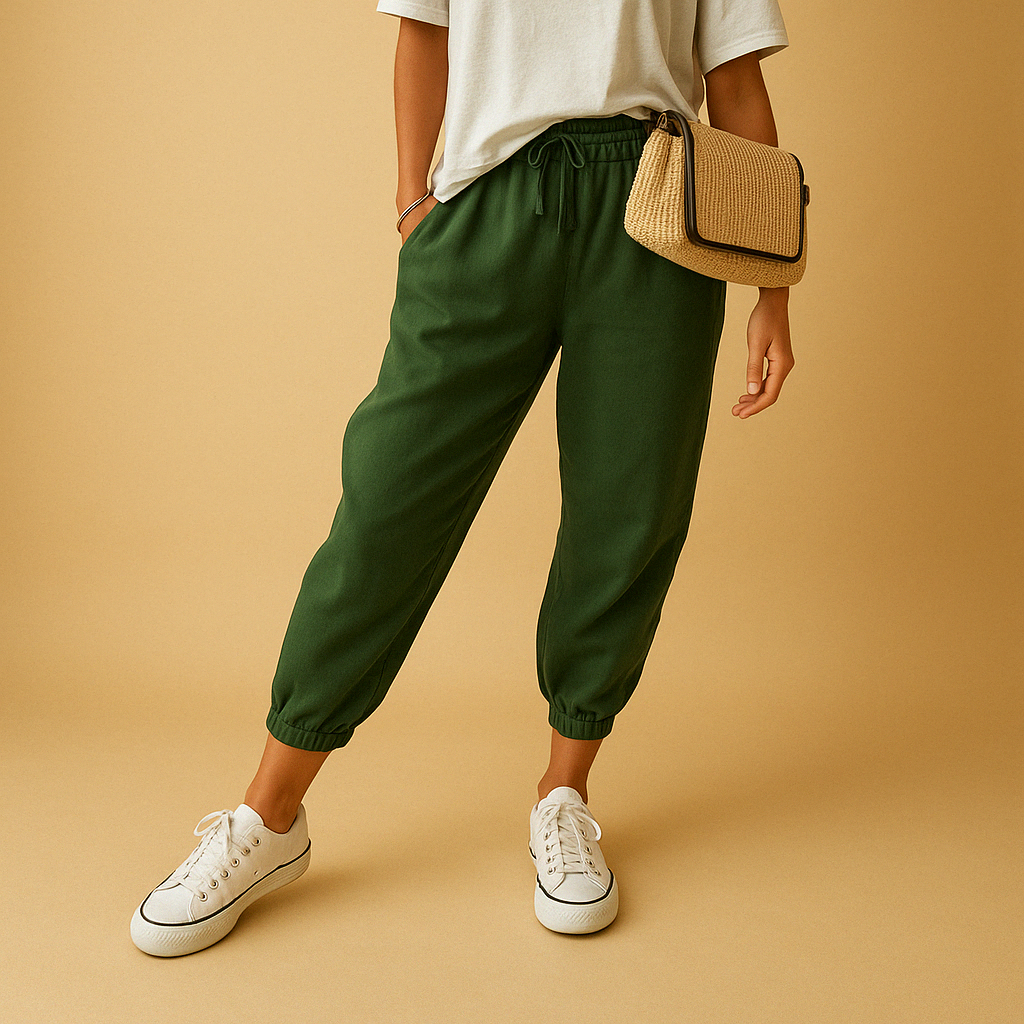 Women’s breathable loose fit trousers with lightweight design and relaxed silhouette, perfect for warm days, casual outfits, and comfortable everyday wear.