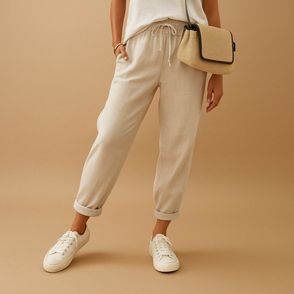 Comfortable Women's Loose Fit Pants Clara - VibreMode