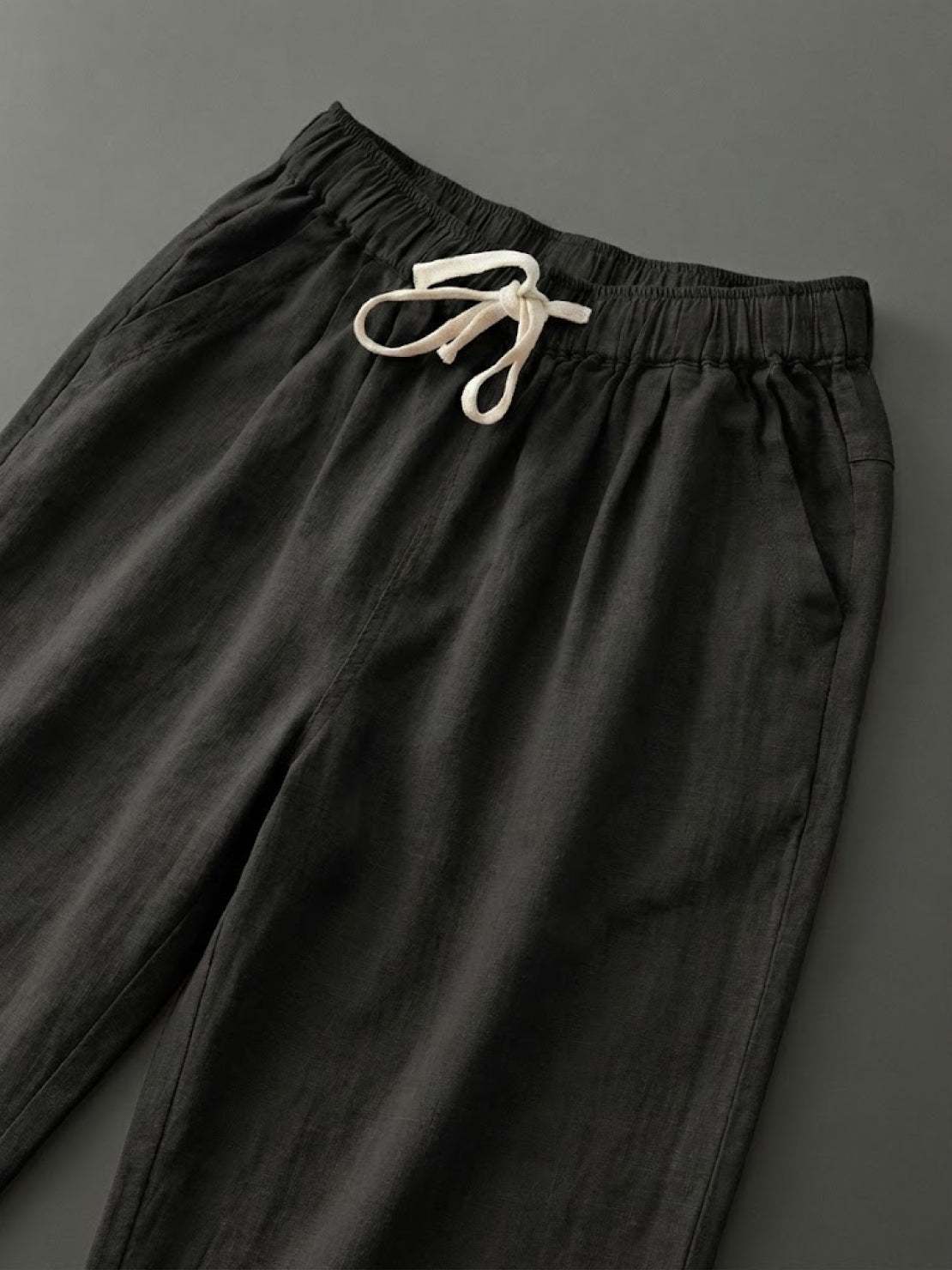 Comfortable Women's Elastic Waist Straight Leg Pants