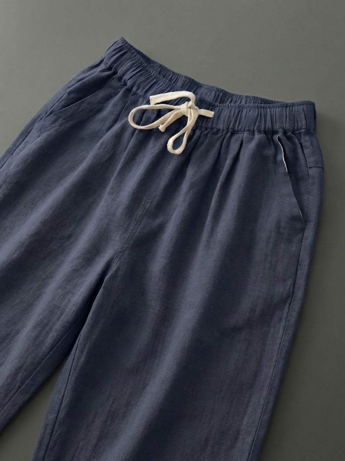 Comfortable Women's Elastic Waist Straight Leg Pants