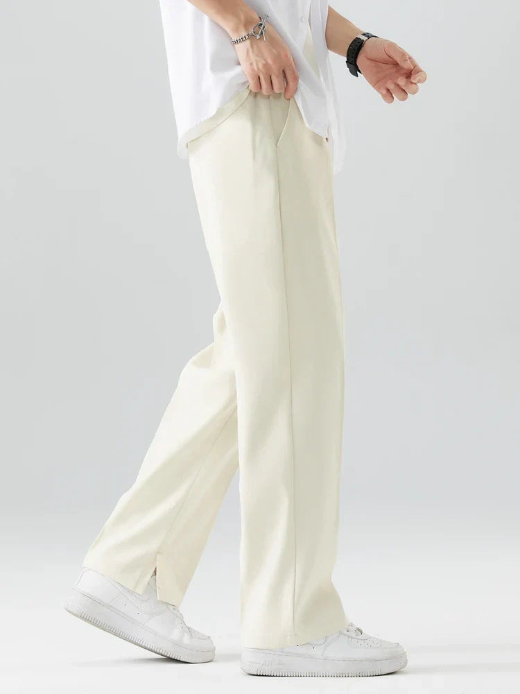 Image of Brent | Men's Wide Leg Chino Trousers