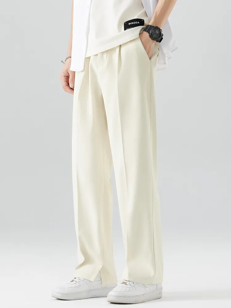 Image of Brent | Men's Wide Leg Chino Trousers