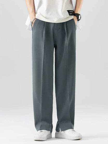 Image of Brent | Men's Wide Leg Chino Trousers