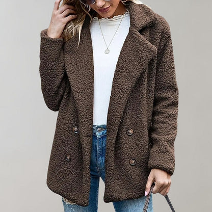Image of Brianna | Women's Double-Breasted Relaxed Fit Jacket