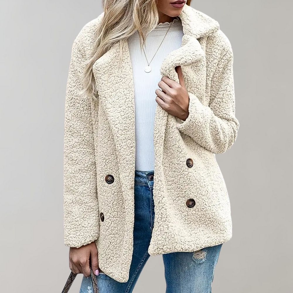 Image of Brianna | Women's Double-Breasted Relaxed Fit Jacket