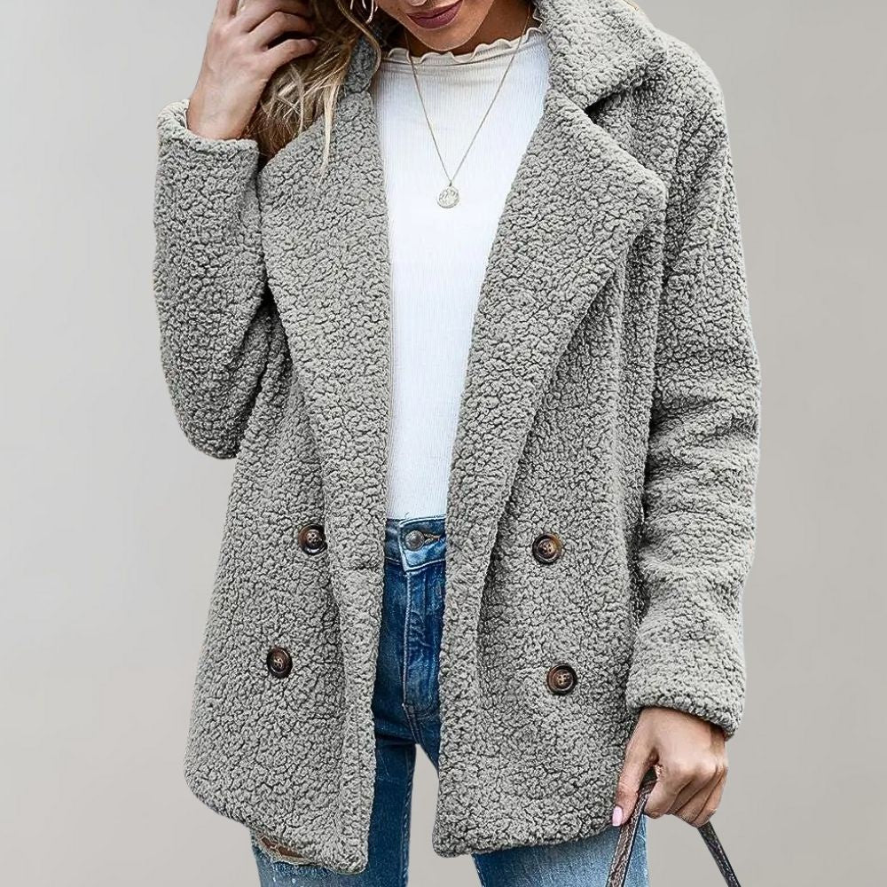 Image of Brianna | Women's Double-Breasted Relaxed Fit Jacket