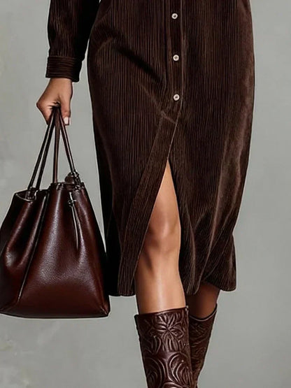 Fashionable A-Line Midi Dress
