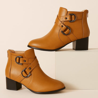 Comfortable Low Heel Ankle Support Boots for Women
