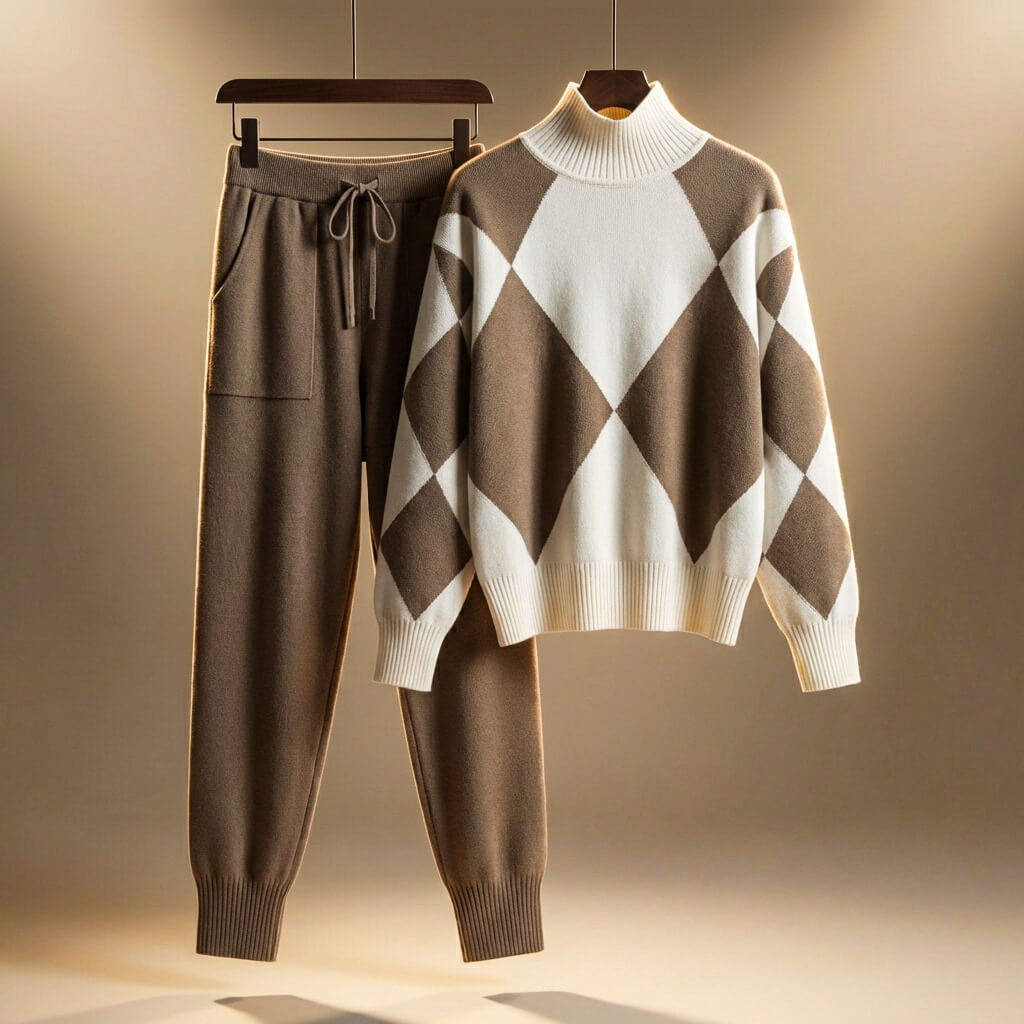 Luxurious Pure Wool Clothing Set - VibreMode