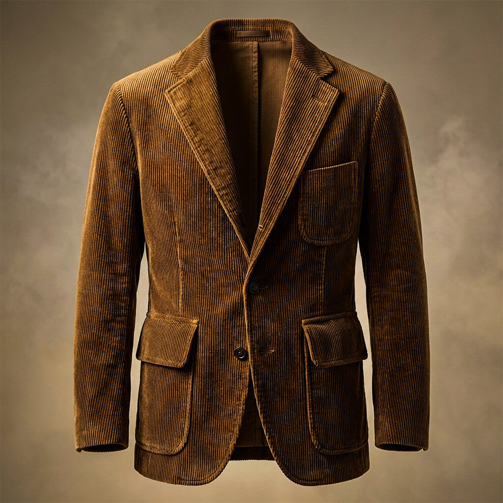 Luxury Textured Cotton Jacket - VibreMode
