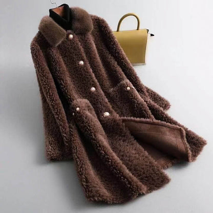 Luxury Faux Fur Winter Coat