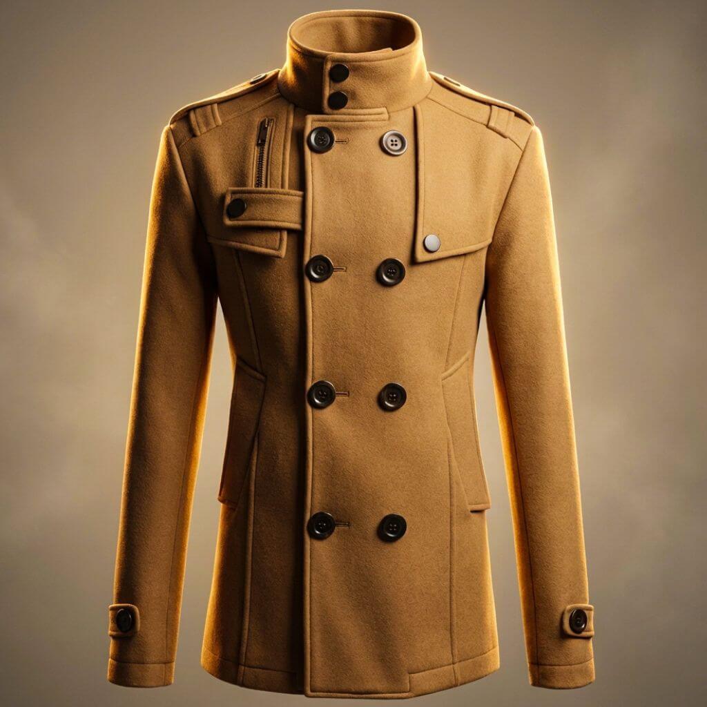 Classic Pure Wool Overcoat - VibreMode