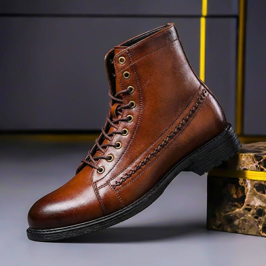 Authentic High Quality Leather Boots - VibreMode