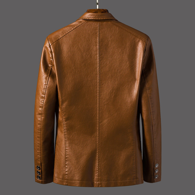 Norris Leather Blazer - Jack Hafford