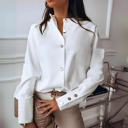 Women's Button Down Cotton Shirt
