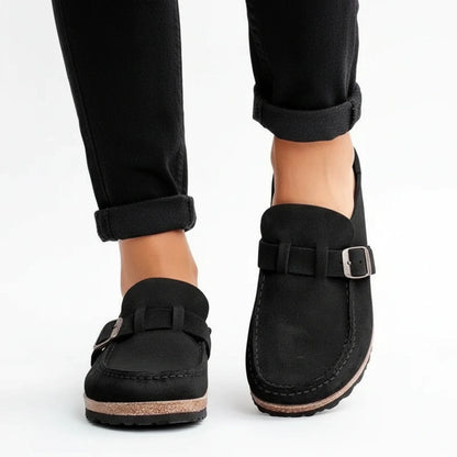 Women's Buckle Mules