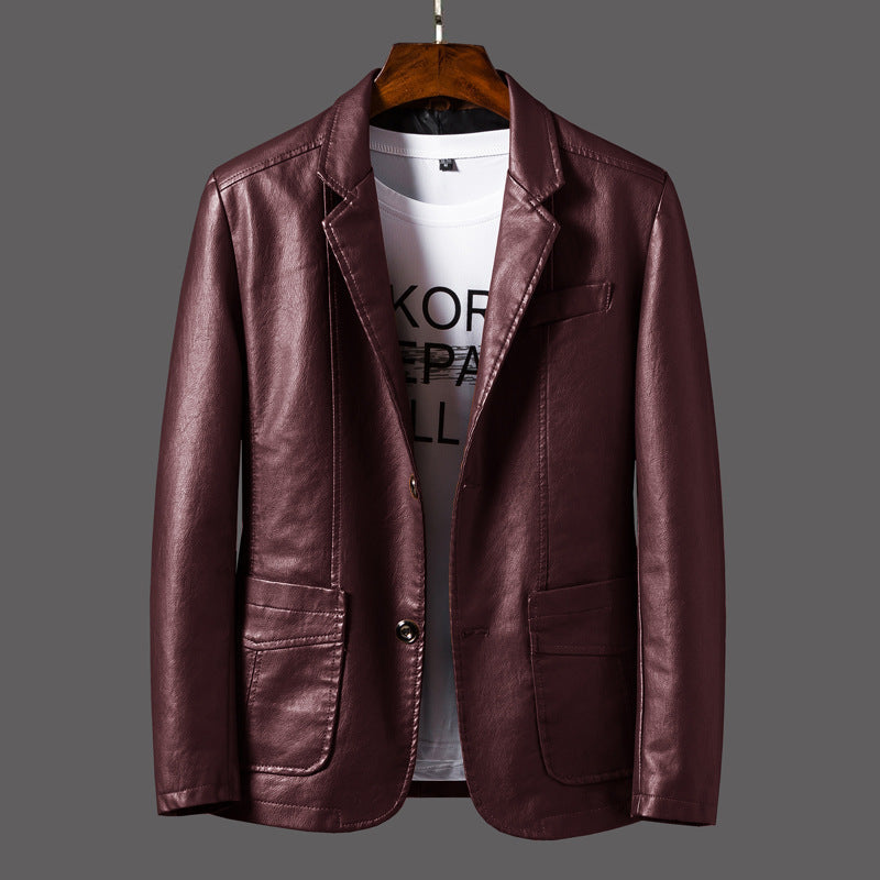 Norris Leather Blazer - Jack Hafford