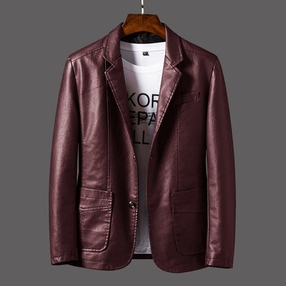 Norris Leather Blazer - Jack Hafford
