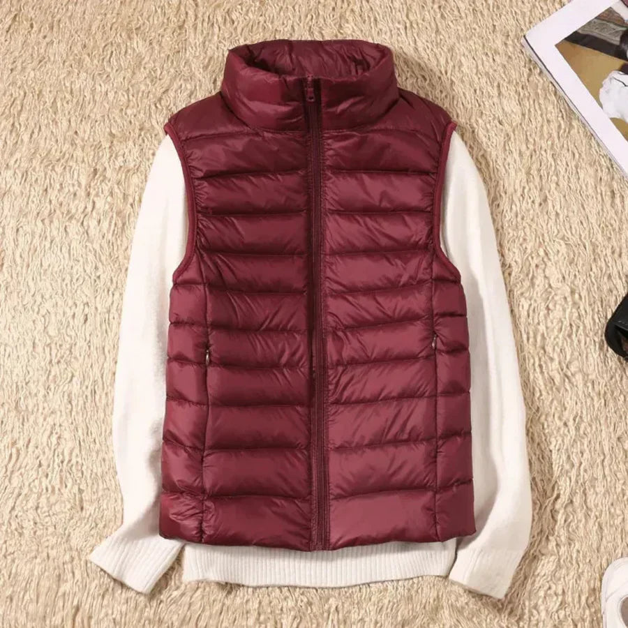 Women's Windbreaker Bodywarmer Zip Front