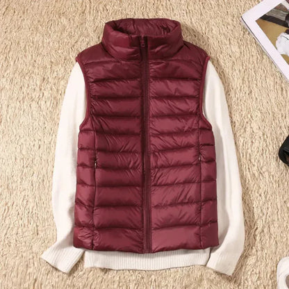 Women's Windbreaker Body Warmer Zip Front