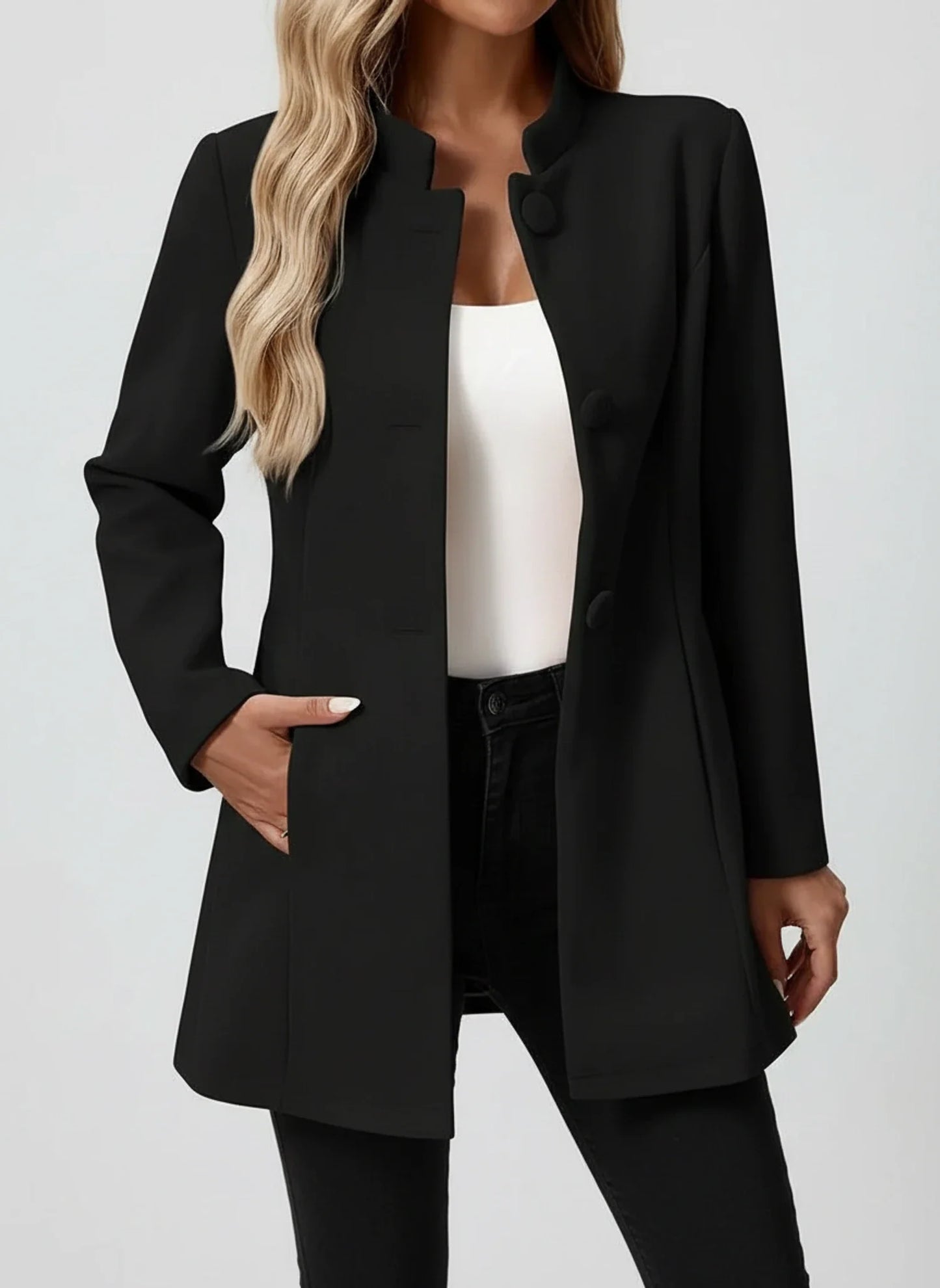 Women's A-Line Button Jacket