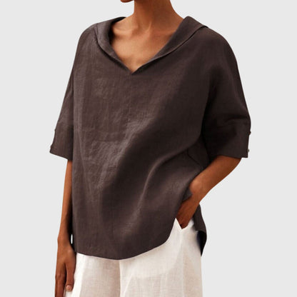 Classic Scoop Neck Casual Tee