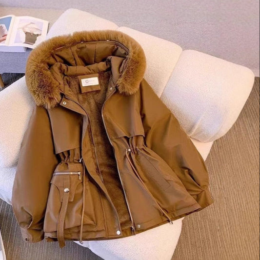Lightweight Women's Spring Parka Coat - VibreMode