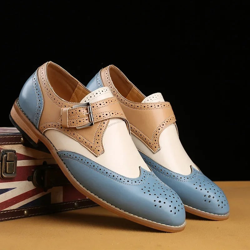 Men's Monk Strap Dress Shoes Buckle