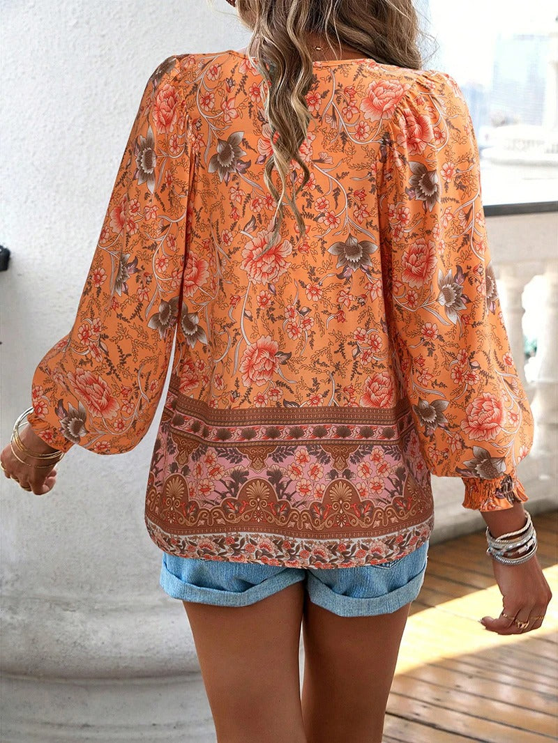 Pretty Floral Women's Blouse