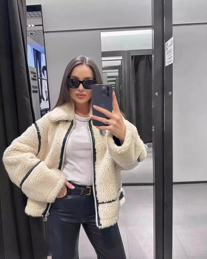 Women's Oversized Jacket Comfortable Outerwear