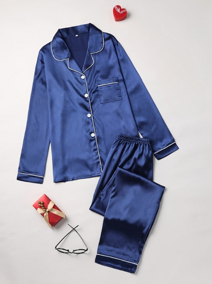 Soft Silk Pajama Set - Relaxing Nightwear