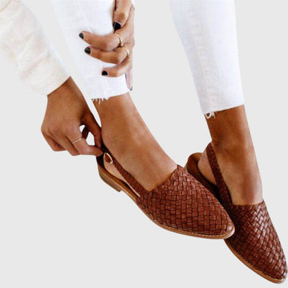 Comfortable Womens Canvas Slip On Flats Shoes