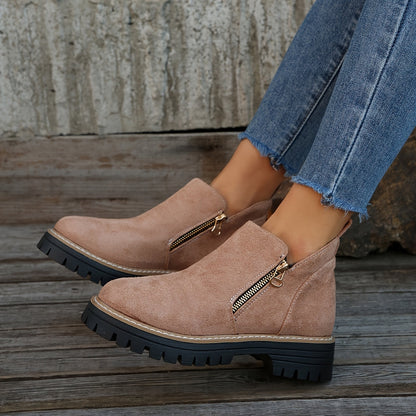 Comfortable Women's Ankle Boots with Arch Support