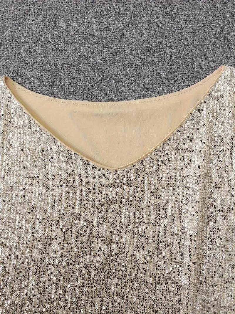 Glittery Evening Party Dress