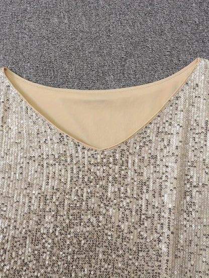 Glittery Evening Party Dress